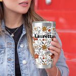 Personalisierte Retro Krankenschwester Leben 30oz Sublimation Becher mit Namen Krankenschwester Woche Arzt Tag Graduierung Geschenk für medizinisches 