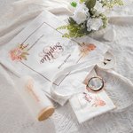 Bolsa de lona personalizada estilo bohemia con nombre Regalo para dama de honor Regalo de boda Regalo de despedida de soltero/a
