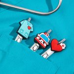 Stylo à Bille Noir Personnalisé avec Nom Cadeau pour Infirmière Médecin Personnel Médical