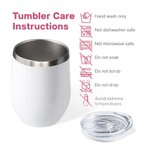 Personalisierte 12oz Edelstahl doppelte Wand Vakuum isoliert Wein Tumbler mit Namen Krankenschwester Graduierung Geschenk Krankenschwester Woche Gesch