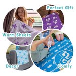 Personalized Pink Doll Inspired Blanket High-Quality Super Soft with Name and Initial Birthday Gift for Her