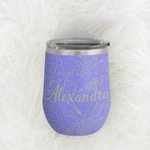Personalisierte 12oz Edelstahl doppelte Wand Vakuum isoliert Wein Tumbler mit Namen Krankenschwester Graduierung Geschenk Krankenschwester Woche Gesch