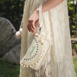 Personalized Minimalist Style Wedding Bridesmaid Tassel Clutch Bohemian Envelope Clutch Purse Wedding Party Bridal Shower Gift for Bridesmaid