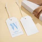 Personalized Monogrammed Gift Tags with Strings Gift Stickers Set of 24 Wedding Christmas Gift