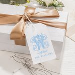 Personalized Monogrammed Gift Tags with Strings Gift Stickers Set of 24 Wedding Christmas Gift