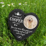 Personalized Memorial Garden Slate and Hook with Photo and Quote Photo Still Loved Slate Grave Marker Sympathy Gift for Family Loss of Loved One