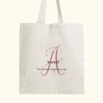 Personalisierte tägliche Affirmation Canvas Tote Bag mit Namen und Text Geburtstag Geschenk Weihnachten Geschenk für Frauen