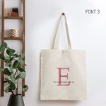 Personalisierte tägliche Affirmation Canvas Tote Bag mit Namen und Text Geburtstag Geschenk Weihnachten Geschenk für Frauen
