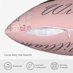 Housse d'Oreiller Personnalisée avec Photo de Bébé et Informations sur la Naissance Cadeaux Fête des Mères pour Femmes