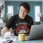 Personalized This Human Belongs To Pet T-shirt Paw Print Short Sleeve T-Shirt Birthday Gift for Dog Cat Lover Pet Owner