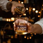 Personalized To Dad From The Reasons You Drink Whiskey Glass Funny Gift Birthday Gift Father's Day Gift for Dad Grandpa Whiskey Lovers