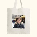Personalisierte Foto Canvas Tote Bag Einkaufstasche Geburtstag Weihnachten Geschenk für Frau Freunde Familie Mitglieder