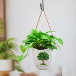 Pot de Fleur Personnalisé avec 2-18 Noms sur Arbre Généalogique Pot Céramique Styles Multiples Cadeau Thanksgiving Fête des Pères Jardinage pour Homme