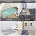 Personalizzato Live Laugh And Love Memorial Coppia zerbino per camera da letto bagno cucina regalo inaugurazione casa decorazione