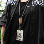 Lanière Porte-clés Porte-badge Personnalisée avec Nom Gravé sur Bois Cadeau pour Enseignants et Employés