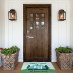 Personalised Happy Campers Family Non-Slip Doormat Bedroom Bathroom Accessory for Camping Lovers Friend and Family