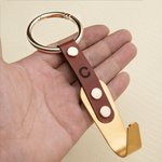 Sac de rangement en cuir pour appuie-tête de siège de voiture compatible avec les initiales gravées Cadeau pour la famille ou un ami