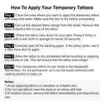 Set di 3 tatuaggi temporanei impermeabili non tossici con 1-5 nomi Festival Festa Bomboniere Festa del Papà Regalo per la famiglia Coppia