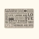Personalizzato Live Laugh And Love Memorial Coppia zerbino per camera da letto bagno cucina regalo inaugurazione casa decorazione