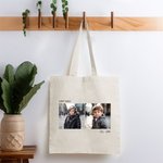 Personalisierte Foto Canvas Tote Bag Einkaufstasche Geburtstag Weihnachten Geschenk für Frau Freunde Familie Mitglieder