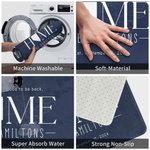 Gepersonaliseerde Amerika Staat Kaart Flanel Huis Deurmat Binnen en Buiten Huis Entree Decor voor Housewarming Bruiloft Thanksgiving