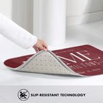 Gepersonaliseerde Amerika Staat Kaart Flanel Huis Deurmat Binnen en Buiten Huis Entree Decor voor Housewarming Bruiloft Thanksgiving