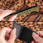 Toppa militare personalizzata Toppa tattica di identificazione da combattimento riflettente con gancio e anello 2in × 3,5in