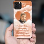 Personalised Heaven Memorial Phone Case Heart-Shaped Photo Phone Case with Name Christmas Memorial Day Gift for Family Member Lover Friend