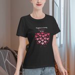 Personalised Heart-shaped Family Tree T-Shirt Sweatshirt Happiness Is Having Family To Love Shirt Mother's Day Grandparents' Day Gift