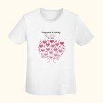 Personalised Heart-shaped Family Tree T-Shirt Sweatshirt Happiness Is Having Family To Love Shirt Mother's Day Grandparents' Day Gift