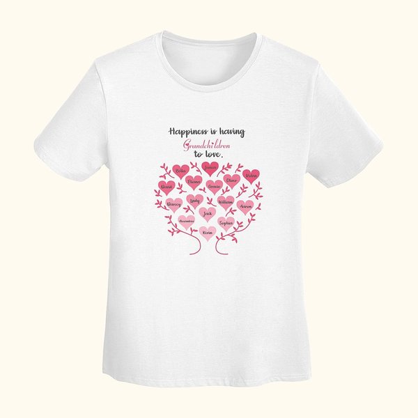 Heart-shaped Family Tree T-Shirt Sweatshirt