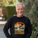 Personalizado La leyenda se ha retirado Ya no es mi problema Vintage Sudadera Sudadera con capucha Camiseta Cumpleaños Jubilación Regalo para hombre o mujer