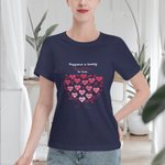Personalised Heart-shaped Family Tree T-Shirt Sweatshirt Happiness Is Having Family To Love Shirt Mother's Day Grandparents' Day Gift