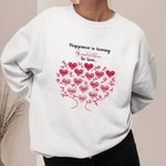 Personalised Heart-shaped Family Tree T-Shirt Sweatshirt Happiness Is Having Family To Love Shirt Mother's Day Grandparents' Day Gift