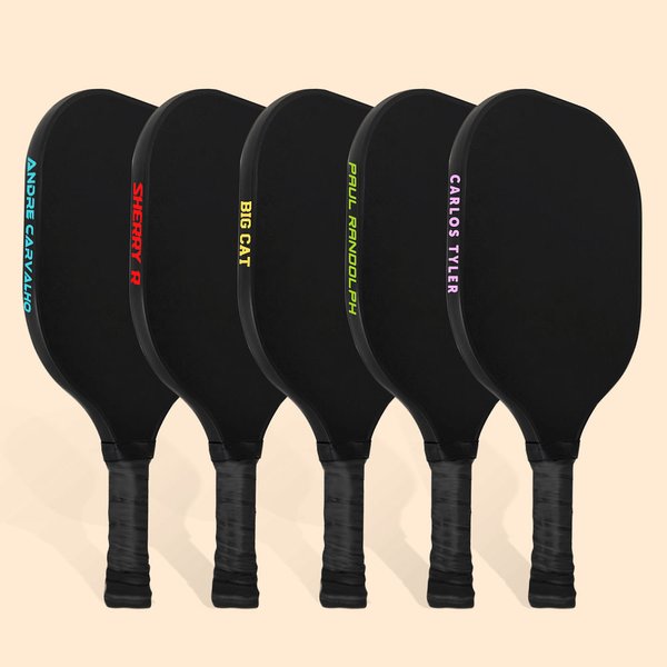 Personalisierte Satz von 3 Pickleball Paddel Rand Guard Aufkleber Pickleball Name Label Aufkleber Geschenk für Pickleball-Liebhaber