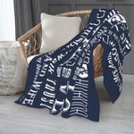 Coperta personalizzata per i ricordi della coppia Coperta per il divano con testo Accessorio per il campeggio Ricordo romantico d'amore Anniversario d