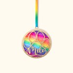 Ornement de Noël personnalisé Rainbow Bridge avec texte et nom gravés Cadeau commémoratif pour l'amoureux des animaux de compagnie