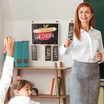Segno personalizzato del corridoio dell'insegnante Lavagna di legno Giorno dell'insegnante Apprezzamento Ritorno a scuola Regalo per l'insegnante collega