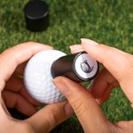 Tampon de Balle de Golf avec Logo Personnalisé Accessoire de Golf avec Boîte en Métal Cadeau d'Anniversaire Noël Fête des Pères pour Amateurs de Golf