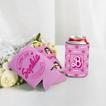 Personnalisé 12pcs Style Poupée Fille Come On Let's Go Party 12oz 16oz Sleeve Hugger Cooler Birthday Christmas Bachelorette Party Favor