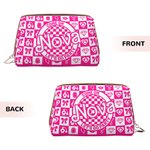 Personalized Dolly Pink Checkerboardl Come On Let's Go Party Cosmetic Bag Bachelorette Party Wedding Christmas Gift