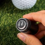 Tampon de Balle de Golf avec Logo Personnalisé Accessoire de Golf avec Boîte en Métal Cadeau d'Anniversaire Noël Fête des Pères pour Amateurs de Golf