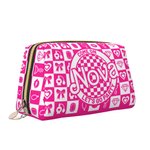 Personalized Dolly Pink Checkerboardl Come On Let's Go Party Cosmetic Bag Bachelorette Party Wedding Christmas Gift