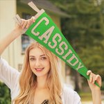 Personalized Colourful Classic Felt Pennant Flag Wall Banner with Text Classroom Office Decor Gift Back to School Gift for Team Teacher