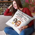 Personalizzato Non Siamo Zucchero e Spezie Tutto Bello Copri Cuscino Cuscino Compleanno Regalo di Natale per Amici Bestie Divano Decor