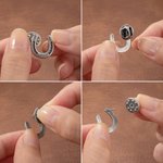 Personalized Horseshoe Lapel Pin with Name Good Luck Charm Hat Accessory Birthday Christmas Gift for Cowboy Horse Lover