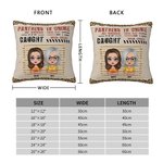 Gepersonaliseerde Besties Partners In Crime Kussenhoes Verjaardag Kerstcadeau voor Besties Sofa Decor