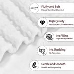 Personalized Close to Her Heart Fleece Blanket with 1-20 Name Super Soft Home Decor Valentine's Day Anniversary Birthday Gift for Couple Family