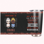 Henkilökohtainen Muista vain, jos jäämme kiinni olet kuuro 20oz ruostumattomasta teräksestä Tumbler joululahja syntymäpäivälahja parhaalle ystävälle