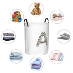 Personalisierte Name Spielzeug Lagerung Korb Wäschekorb wasserdicht Oxford Tuch mit Griff Geburtstag Geschenk für Familie Kind